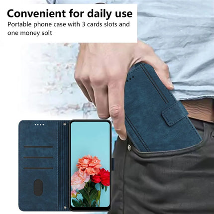 For OnePlus 13 Case Imprinted Lines Leather Phone Cover Folding Stand