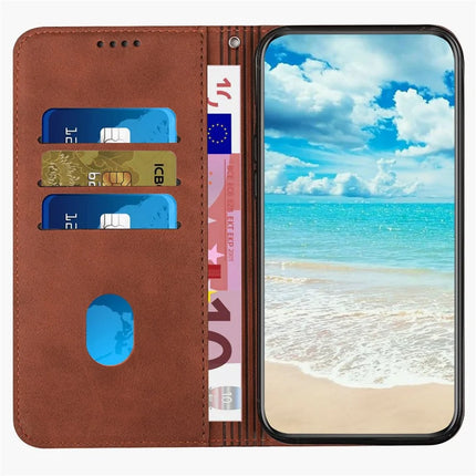 For Google Pixel 9a Phone Cover Imprinted PU Leather Wallet Stand Case