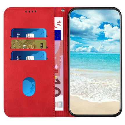 For Google Pixel 9a Phone Cover Imprinted PU Leather Wallet Stand Case