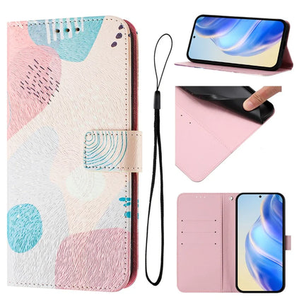 For Samsung Galaxy A06 Case Pattern Printing Wallet Phone Cover with Strap