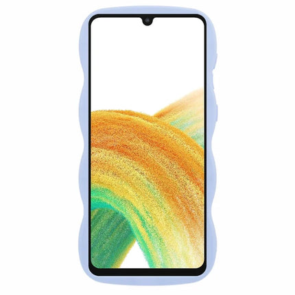 For Samsung Galaxy A16 4G / 5G Case TPU Protective Phone Cover Unique Curly Wave Frame