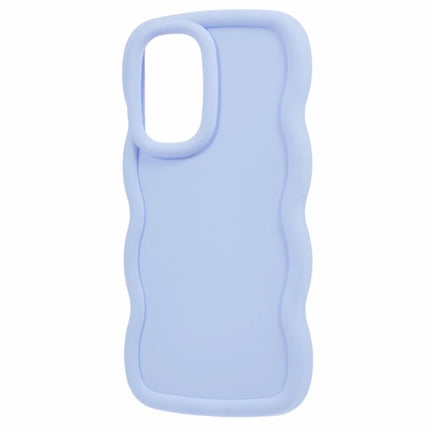 For Samsung Galaxy A16 4G / 5G Case TPU Protective Phone Cover Unique Curly Wave Frame