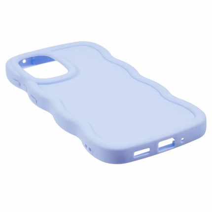 For Samsung Galaxy A16 4G / 5G Case TPU Protective Phone Cover Unique Curly Wave Frame