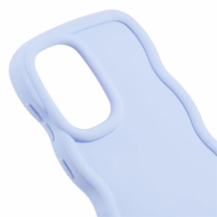 For Samsung Galaxy A16 4G / 5G Case TPU Protective Phone Cover Unique Curly Wave Frame