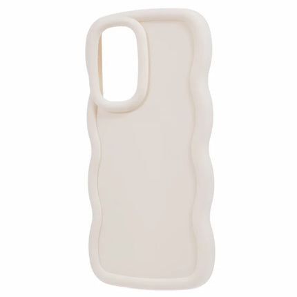 For Samsung Galaxy A16 4G / 5G Case TPU Protective Phone Cover Unique Curly Wave Frame