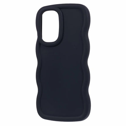 For Samsung Galaxy A16 4G / 5G Case TPU Protective Phone Cover Unique Curly Wave Frame