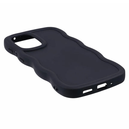 For Samsung Galaxy A16 4G / 5G Case TPU Protective Phone Cover Unique Curly Wave Frame