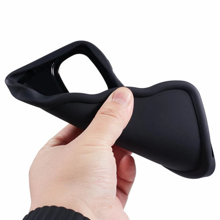 For Samsung Galaxy A16 4G / 5G Case TPU Protective Phone Cover Unique Curly Wave Frame