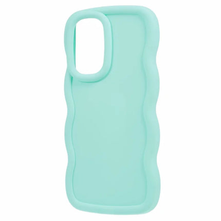 For Samsung Galaxy A16 4G / 5G Case TPU Protective Phone Cover Unique Curly Wave Frame