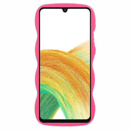 For Samsung Galaxy A16 4G / 5G Case TPU Protective Phone Cover Unique Curly Wave Frame