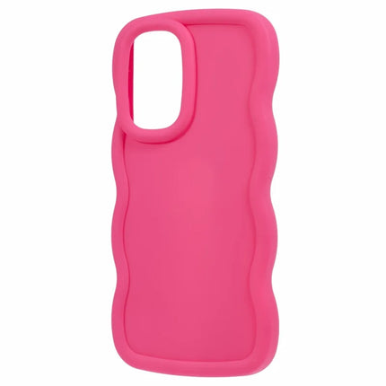 For Samsung Galaxy A16 4G / 5G Case TPU Protective Phone Cover Unique Curly Wave Frame