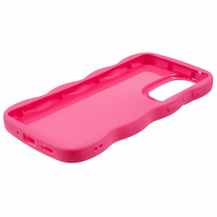 For Samsung Galaxy A16 4G / 5G Case TPU Protective Phone Cover Unique Curly Wave Frame