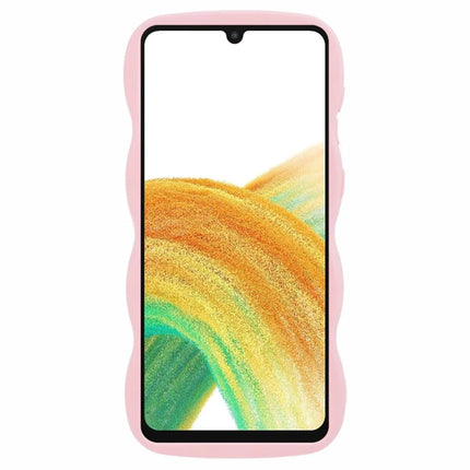 For Samsung Galaxy A16 4G / 5G Case TPU Protective Phone Cover Unique Curly Wave Frame