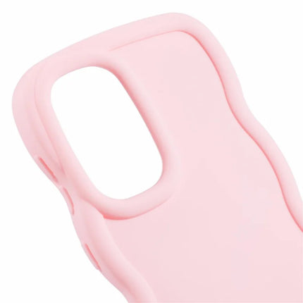 For Samsung Galaxy A16 4G / 5G Case TPU Protective Phone Cover Unique Curly Wave Frame