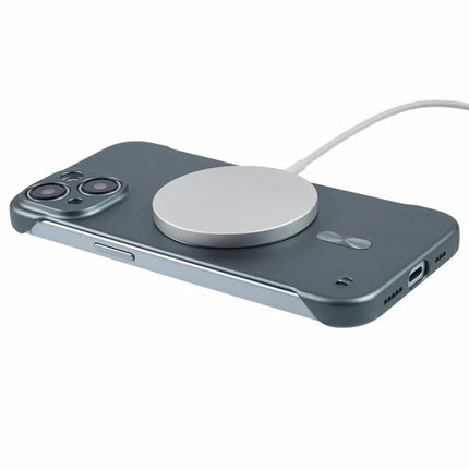 For iPhone 14 Case Compatible with MagSafe Hard PC Frameless Phone Cover