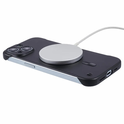 For iPhone 14 Case Compatible with MagSafe Hard PC Frameless Phone Cover