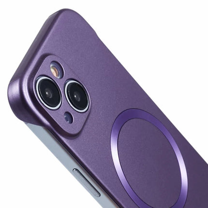 For iPhone 14 Case Compatible with MagSafe Hard PC Frameless Phone Cover