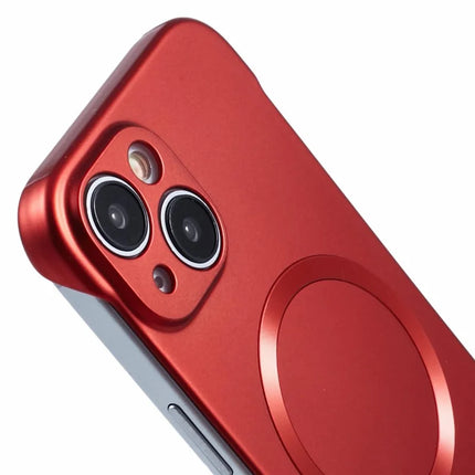 For iPhone 13 Case Compatible with MagSafe Hard PC Frameless Phone Cover