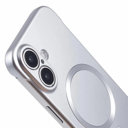 For iPhone 16 Plus Case Compatible with MagSafe Hard PC Frameless Phone Cover