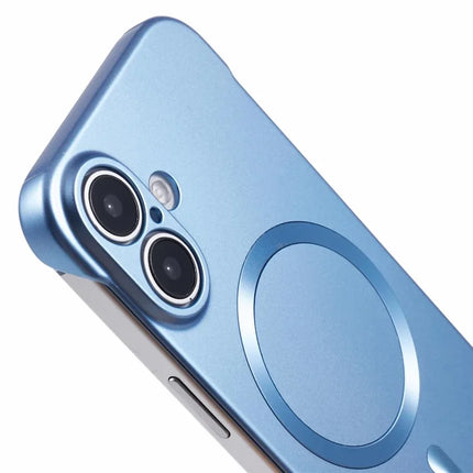 For iPhone 16 Plus Case Compatible with MagSafe Hard PC Frameless Phone Cover