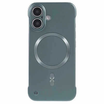 For iPhone 16 Plus Case Compatible with MagSafe Hard PC Frameless Phone Cover