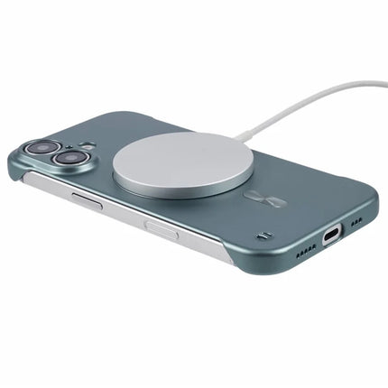 For iPhone 16 Plus Case Compatible with MagSafe Hard PC Frameless Phone Cover