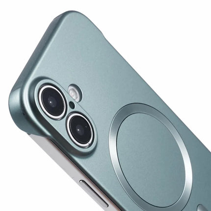 For iPhone 16 Plus Case Compatible with MagSafe Hard PC Frameless Phone Cover