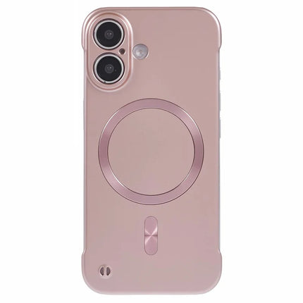 For iPhone 16 Plus Case Compatible with MagSafe Hard PC Frameless Phone Cover