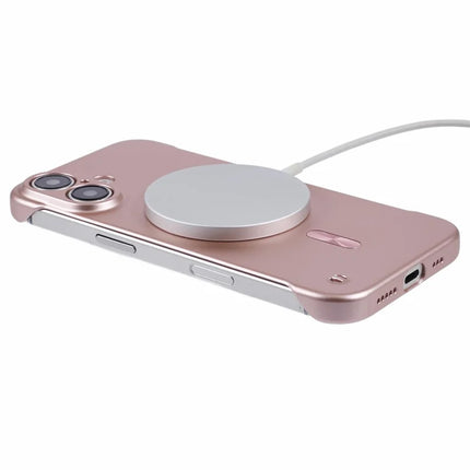For iPhone 16 Plus Case Compatible with MagSafe Hard PC Frameless Phone Cover