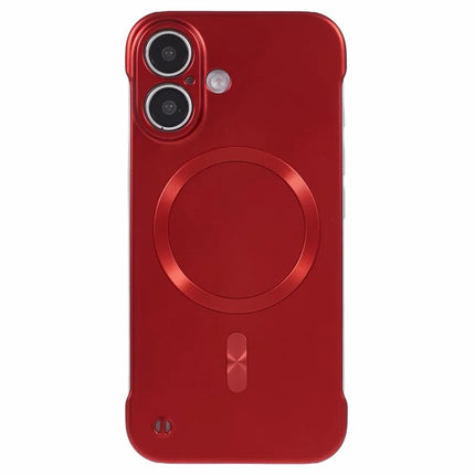 For iPhone 16 Plus Case Compatible with MagSafe Hard PC Frameless Phone Cover