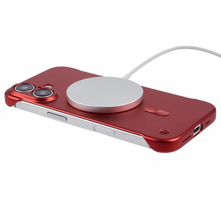 For iPhone 16 Plus Case Compatible with MagSafe Hard PC Frameless Phone Cover