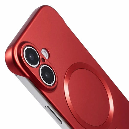 For iPhone 16 Plus Case Compatible with MagSafe Hard PC Frameless Phone Cover