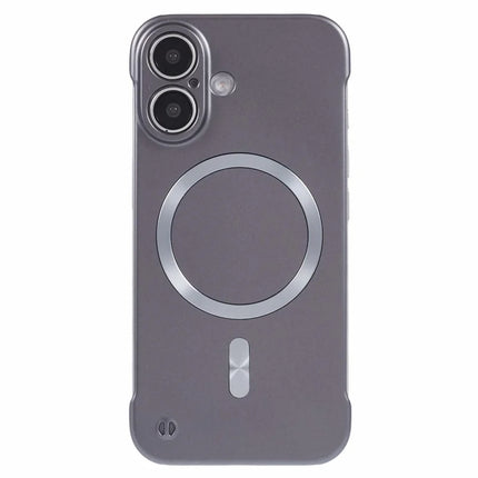 For iPhone 16 Plus Case Compatible with MagSafe Hard PC Frameless Phone Cover
