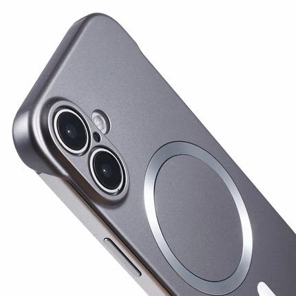 For iPhone 16 Plus Case Compatible with MagSafe Hard PC Frameless Phone Cover