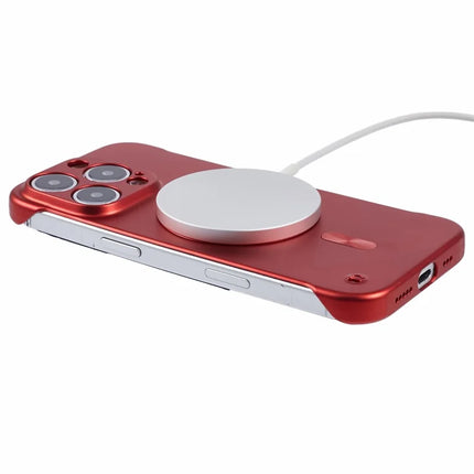 For iPhone 16 Pro Max Case Compatible with MagSafe Hard PC Frameless Phone Cover