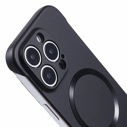 For iPhone 16 Pro Max Case Compatible with MagSafe Hard PC Frameless Phone Cover