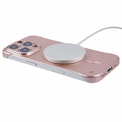 For iPhone 16 Pro Max Case Compatible with MagSafe Hard PC Frameless Phone Cover