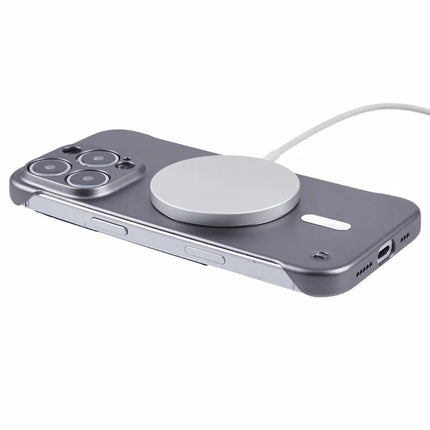 For iPhone 16 Pro Max Case Compatible with MagSafe Hard PC Frameless Phone Cover