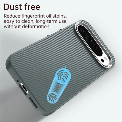For Google Pixel 9 / Pixel 9 Pro Case Cell Phone Hybrid Back Cover Carbon Fiber Texture