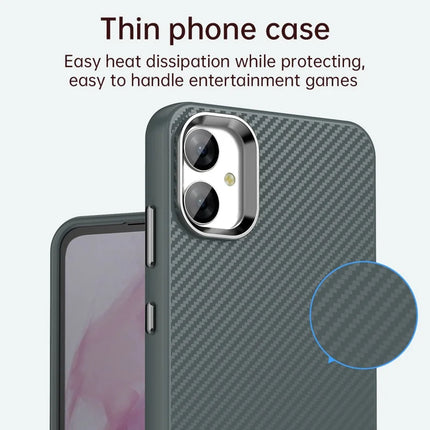 For Samsung Galaxy A05 4G / M05 4G / F05 Case Cell Phone Hybrid Back Cover Carbon Fiber Texture