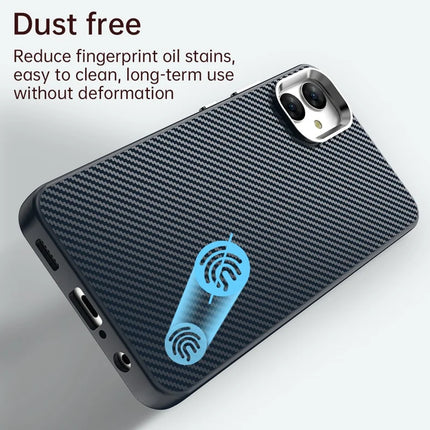 For Samsung Galaxy A05 4G / M05 4G / F05 Case Cell Phone Hybrid Back Cover Carbon Fiber Texture