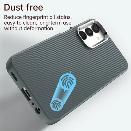For Samsung Galaxy A05s 4G / M14 4G / F14 4G Case Cell Phone Hybrid Back Cover Carbon Fiber Texture