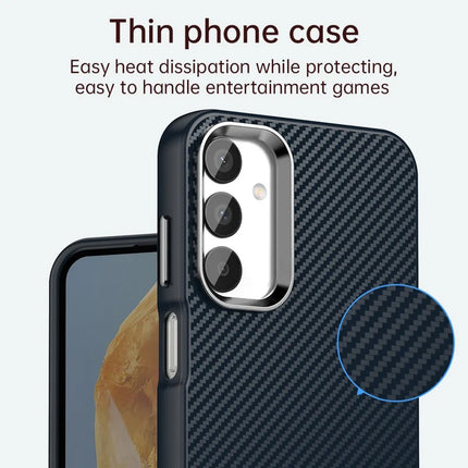 For Samsung Galaxy A05s 4G / M14 4G / F14 4G Case Cell Phone Hybrid Back Cover Carbon Fiber Texture