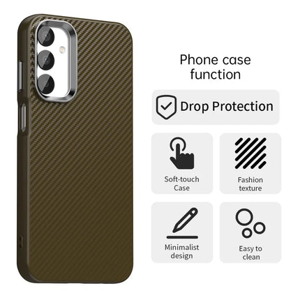 For Samsung Galaxy A05s 4G / M14 4G / F14 4G Case Cell Phone Hybrid Back Cover Carbon Fiber Texture