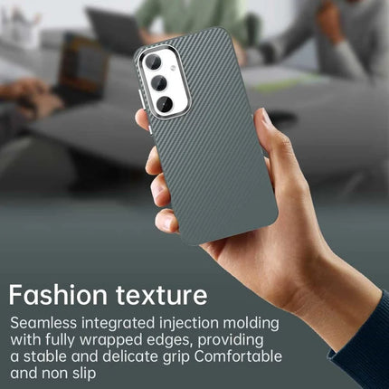 For Samsung Galaxy S23 FE Case Cell Phone Hybrid Back Cover Carbon Fiber Texture