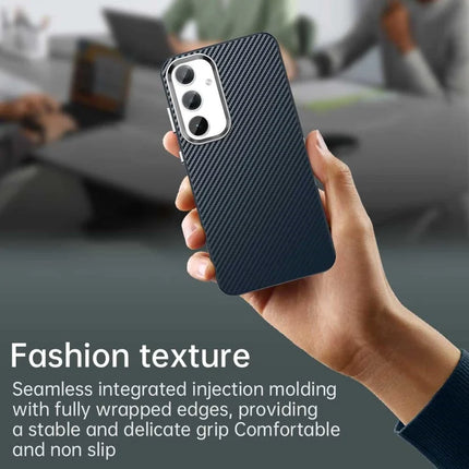 For Samsung Galaxy S23 FE Case Cell Phone Hybrid Back Cover Carbon Fiber Texture