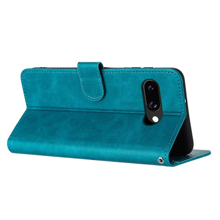 For Google Pixel 9a Case Flip Stand PU Leather Wallet Phone Cover Calf Texture
