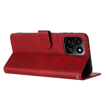 For Honor X7c 4G / 200 Smart 5G / Play 60 Plus 5G / Play 9T Case Flip Stand PU Leather Wallet Phone Cover Calf Texture