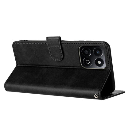 For Honor X7c 4G / 200 Smart 5G / Play 60 Plus 5G / Play 9T Case Flip Stand PU Leather Wallet Phone Cover Calf Texture