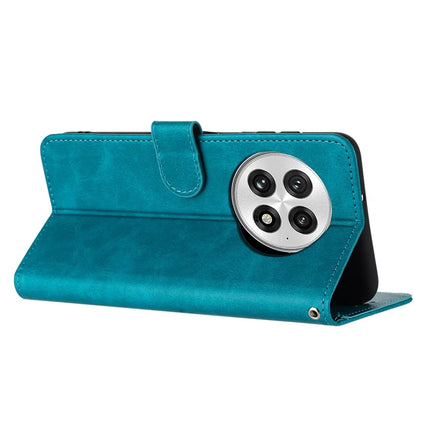 For OnePlus 13 Case Flip Stand PU Leather Wallet Phone Cover Calf Texture